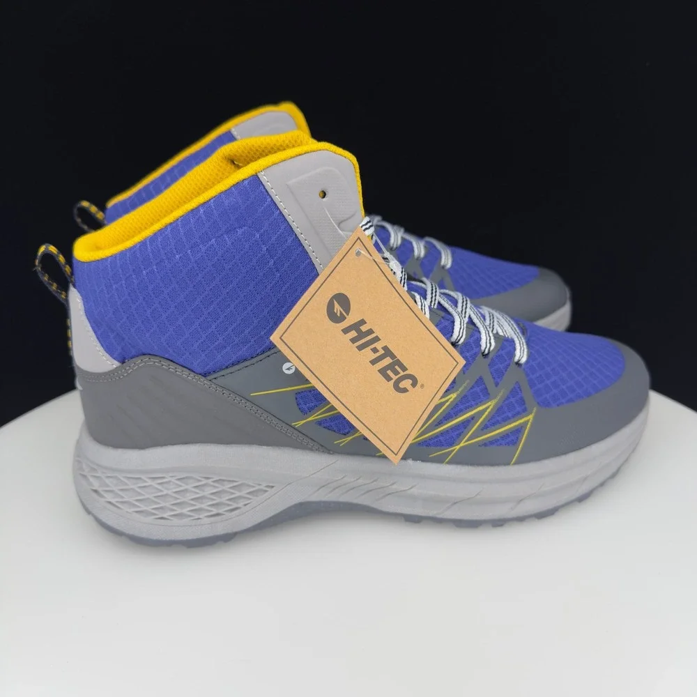 Hi-Tec Demolisher Mid Mens 11 Blue Grey NEW Hiking Boots CH80046M-DM